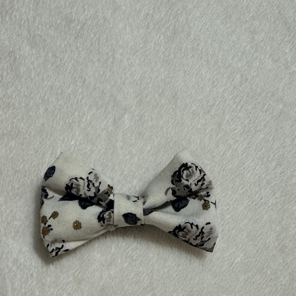 Floral Patterned Kids Bow Tie